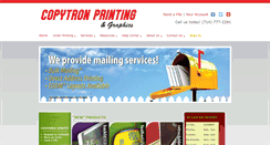 Desktop Screenshot of copytronprinting.com